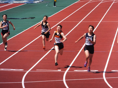 ２年女子100m