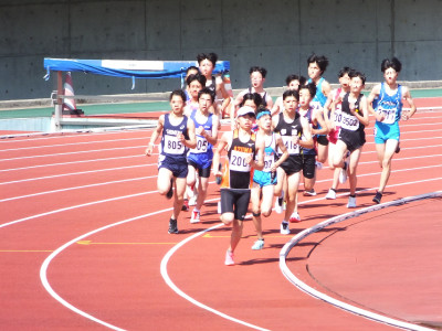 ２・３年男子1500m