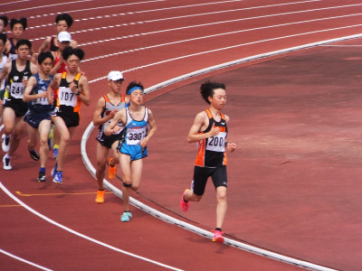 ２・３年男子1500m