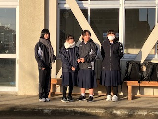 中学生挨拶運動