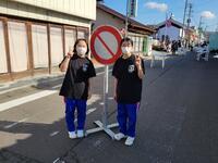 女子誘導員でーす。