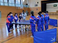 体育館では卓球部も&hellip;