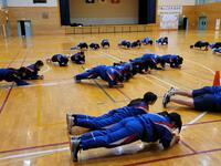 次は体幹トレーニング