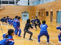 バスケ部はディフェンスの構えで！