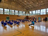 みんなで準備運動