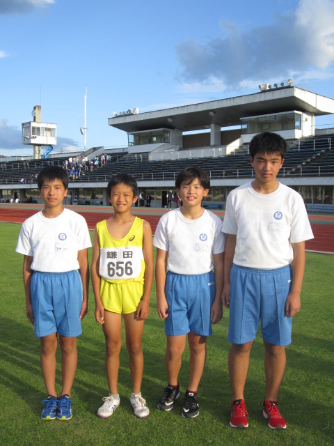 見事3位入賞！男子リレー