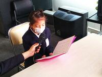 ２年生代表児童の発表です。