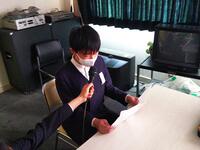 ６年生代表児童の発表です。