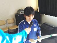 ５年齋藤さんのめあて発表です。