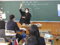 「I enjoyed ～ing」を使って発表しよう。