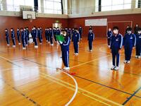 ５年生代表から誓いの言葉がありました。