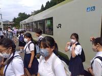 柳津駅に無事到着。次は斎藤清美術館です。