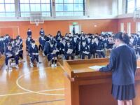 どんな質問にも明快に答える６年生、すばらしいです。