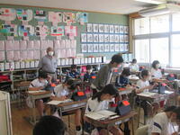 子どもたちの学習の様子を参観していただきました