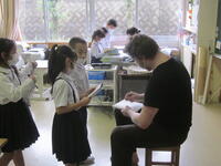 お別れにサインをいただきました。