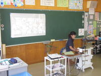 みんなの反応を見ながらの授業です。