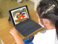 友達は、どんな重ね方をしたのかな。