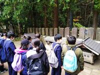 白虎隊士のお墓へ。