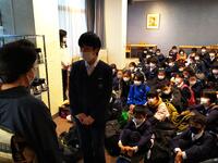 ホテルの方からもあいさつをいただきました。