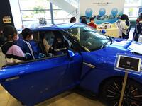 試乗体験もできました。