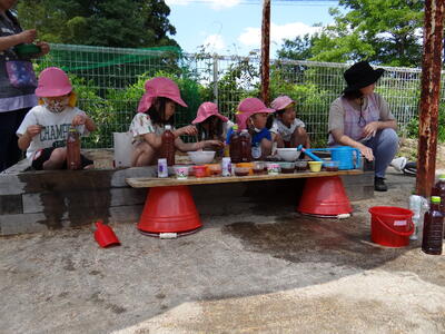 ジュース屋さんをしましょう