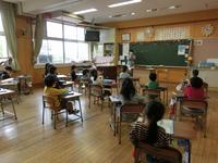 勉強をがんばる１年生