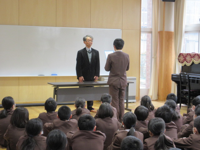 代表児童、誓いの言葉