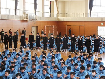 2年生の学級役員です。