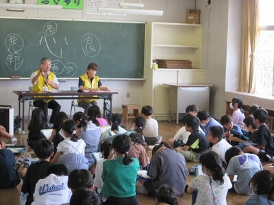 子どもたちの疑問に関してお話ししていただきました。