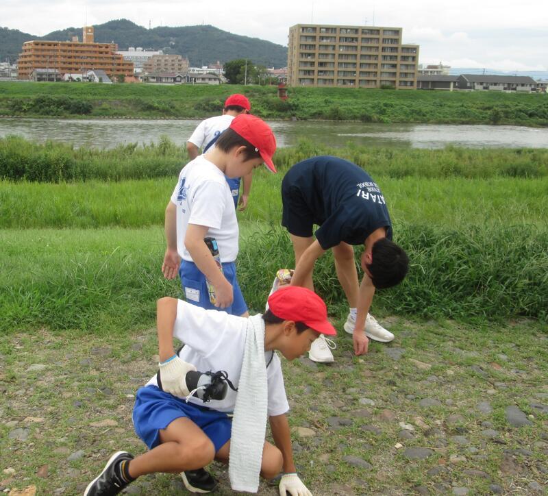 渡利中の先輩と一緒に