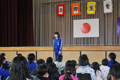 ６年生からお礼の言葉