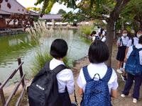この池が日本で最初のプールです。