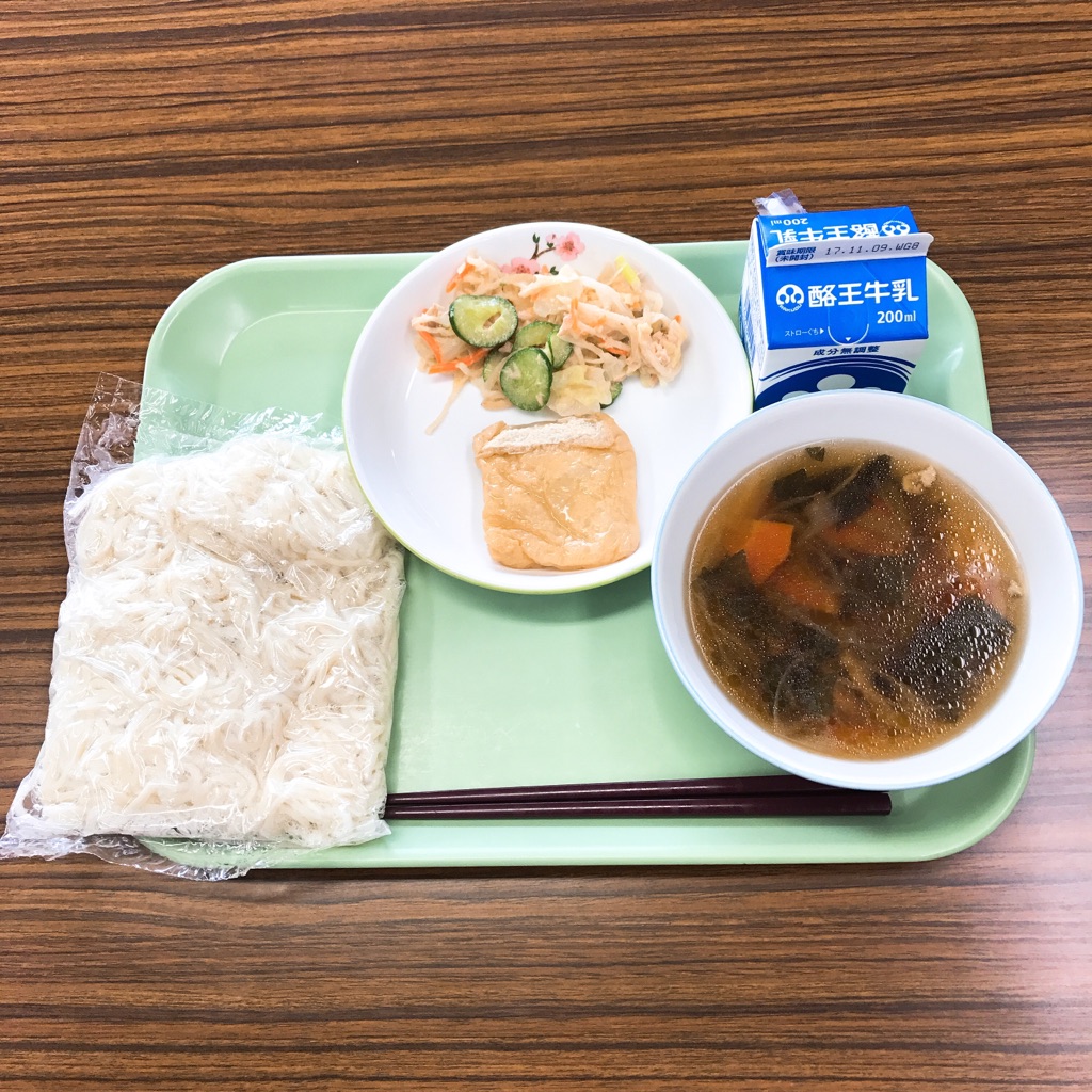 今日の給食 福島市立小 中 特別支援学校ポータル