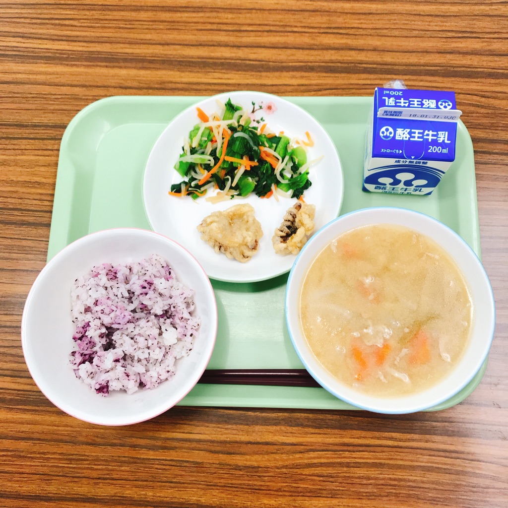 今日の給食 福島市立小 中 特別支援学校ポータル