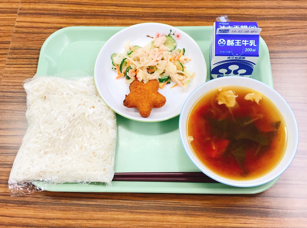 今日の給食 福島市立小 中 特別支援学校ポータル